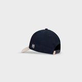 Navy Blue and Cream Baseball Cap | Parisian Dreams Caps | Monoic Studios