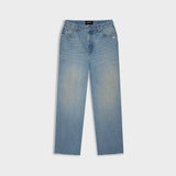 Wide Fit Jean Classic - Washed Blue