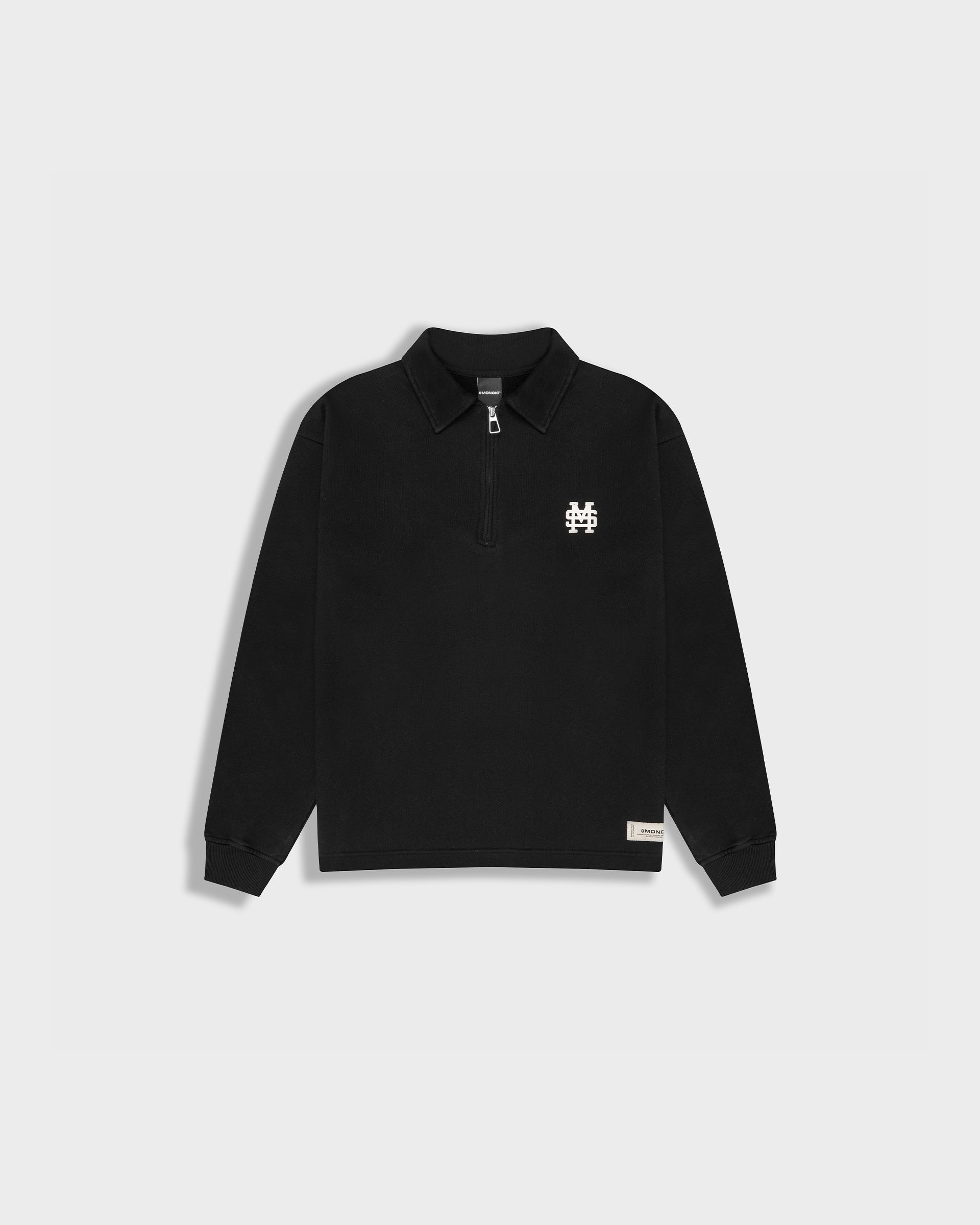 Quarter Zip Monoic Jet Black | Quarter Zip Parisian Dreams | Monoic Studios