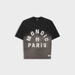 Monoic Paris Boxy Fit T-shirt Gradient 
Jet Black| Parisian Dreams T-shirts | Monoic Studios