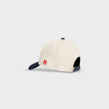 Cream and Navy Blue Baseball Cap | Parisian Dreams Caps | Monoic Studios