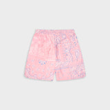 Paisley Bandana Shorts - Baby Pink