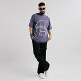 Camiseta Fear Will Lose Morado Desgastado | Camisetas Endless Dreams | Monoic Studios