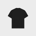 Regular Fit Monogram Jet Black T-shirt | Parisian Dreams T-shirts | Monoic Studios