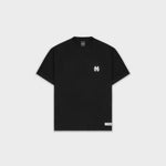 Regular Fit Monogram Jet Black T-shirt | Parisian Dreams T-shirts | Monoic Studios