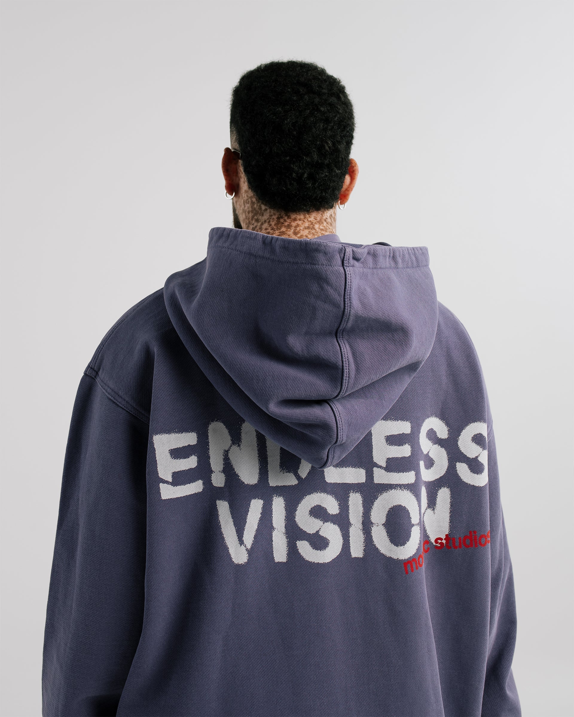 Hoodie Endless Vision Morado Desgastado | Hoodies Endless Dreams | Monoic Studios