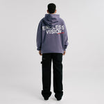 Hoodie Endless Vision Morado Desgastado | Hoodies Endless Dreams | Monoic Studios