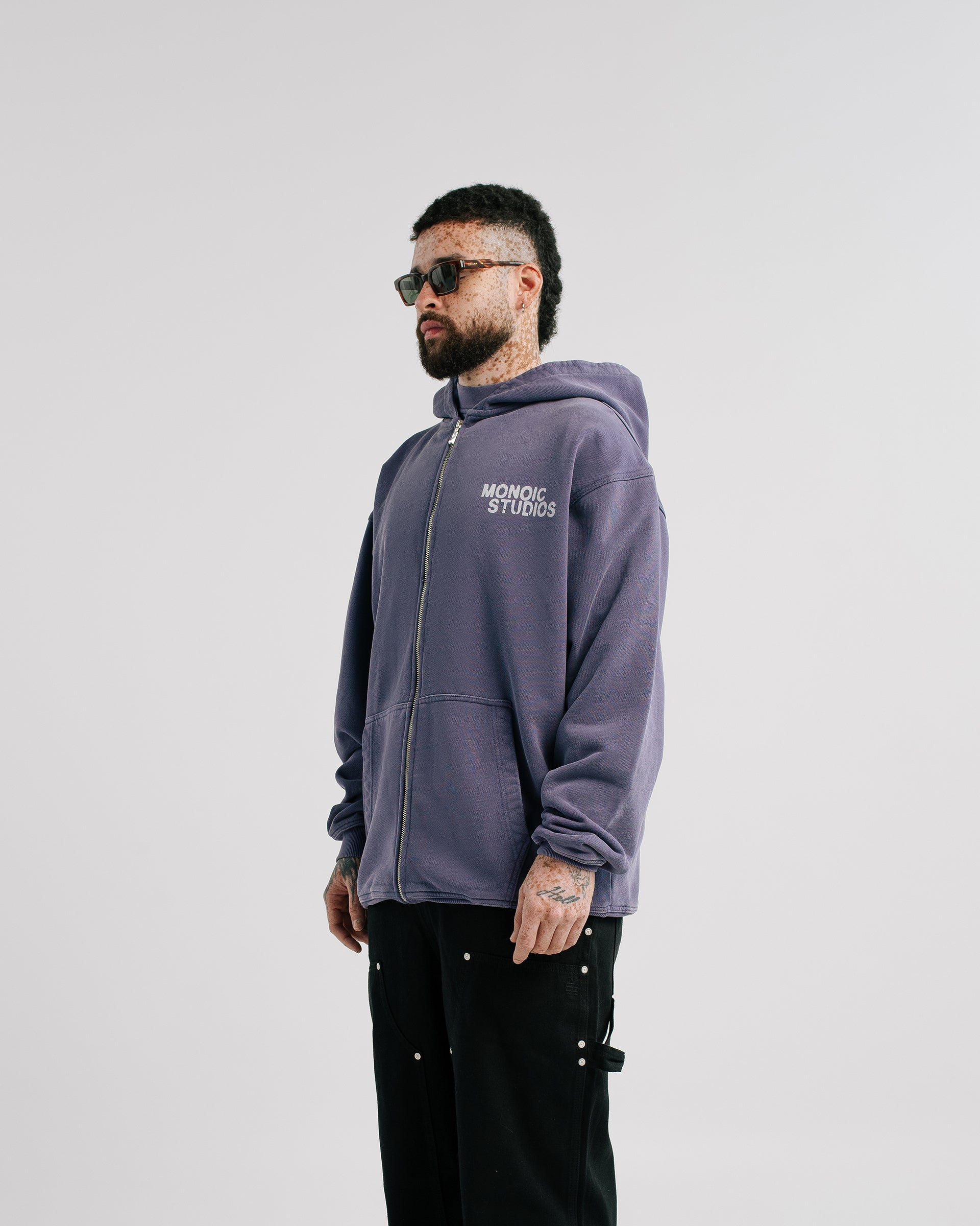 Hoodie Endless Vision Morado Desgastado | Hoodies Endless Dreams | Monoic Studios