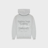 Hoodie Fearless Souls Gris Claro| Hoodies Endless Dreams | Monoic Studios