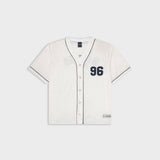 Baseball Jersey Ivory White | Parisian Dreams T-shirts | Monoic Studios