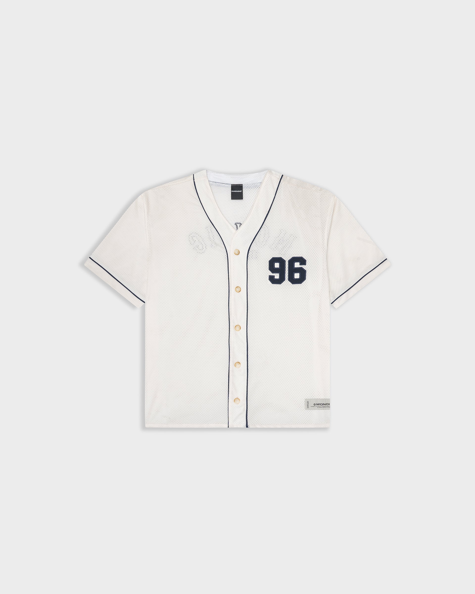 Baseball Jersey Ivory White | Parisian Dreams T-shirts | Monoic Studios