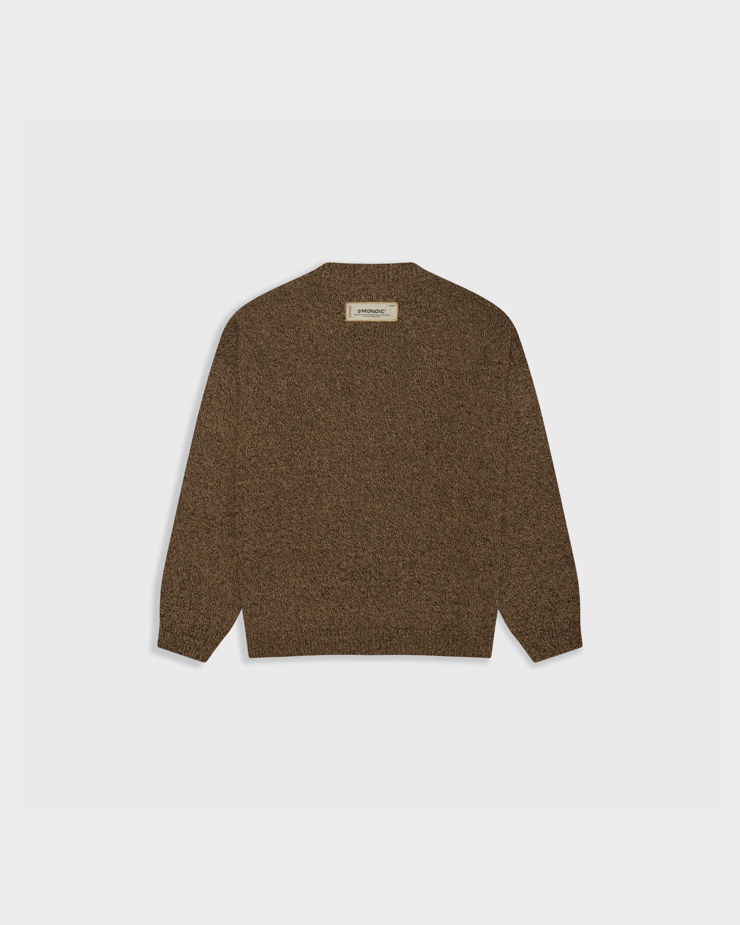 Sweater Monoic Tejido de Punto Café | Knitwear Rodeo | Monoic Studios