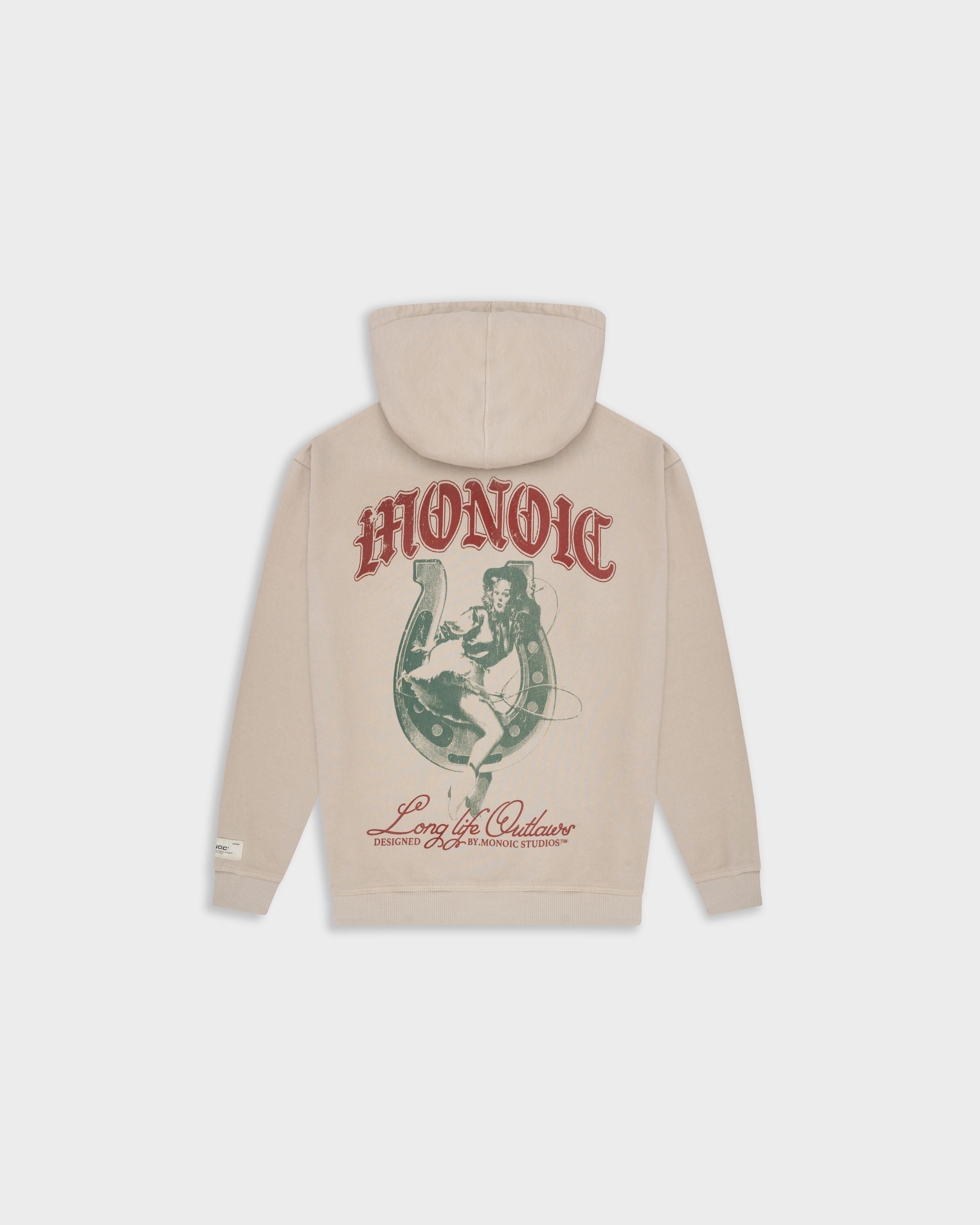 Zip Hoodie Cowgirl Taupé | Hoodies Rodeo | Monoic Studios