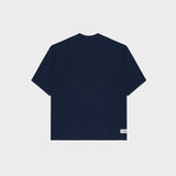 Basic Boxy Fit T-Shirt - Navy Blue