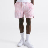 Paisley Bandana Shorts - Baby Pink