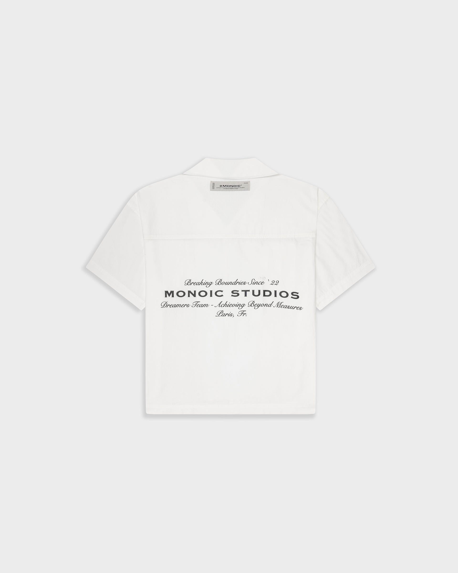 Monoic Studios Overshirt Ivory White | Parisian Dreams T-shirts | Monoic Studios