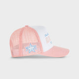 Palm Trees Cap - Soft Pink