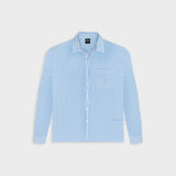 Pinstripe Shirt - Light Blue