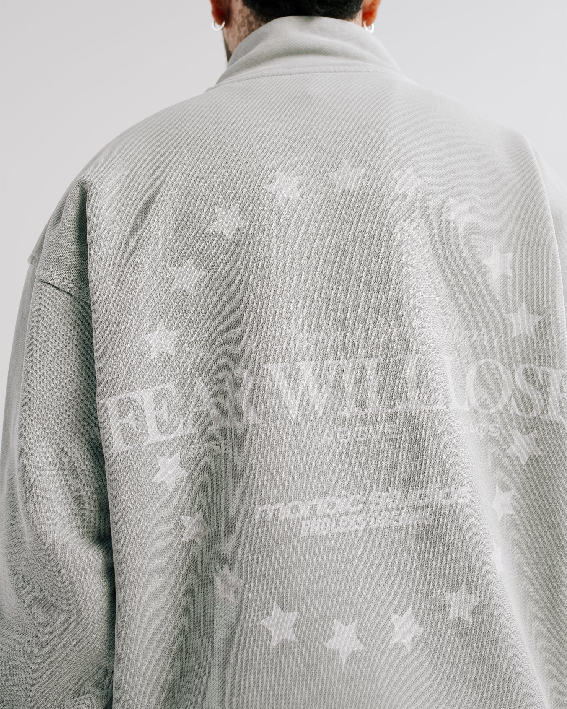 Zip Jacket Monoic Studios Gris Claro | Chaquetas Endless Dreams | Monoic Studios