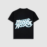 Records Oversized T-Shirt - Jet Black