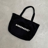 Tote Bag - Black Suede