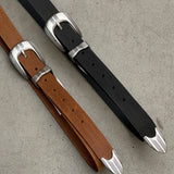 Leather Western Belt - Honey Brown