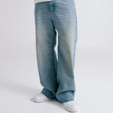 Wide Fit Jean Classic - Washed Blue