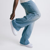 Wide Fit Jean Classic - Washed Blue