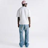 Wide Fit Jean Classic - Washed Blue