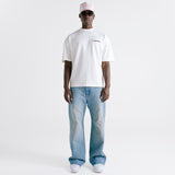 Wide Fit Jean Classic - Washed Blue