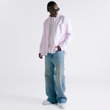Pinstripe Shirt - Baby Pink