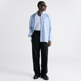 Pinstripe Shirt - Light Blue