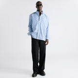 Pinstripe Shirt - Light Blue