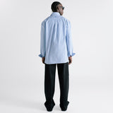 Pinstripe Shirt - Light Blue