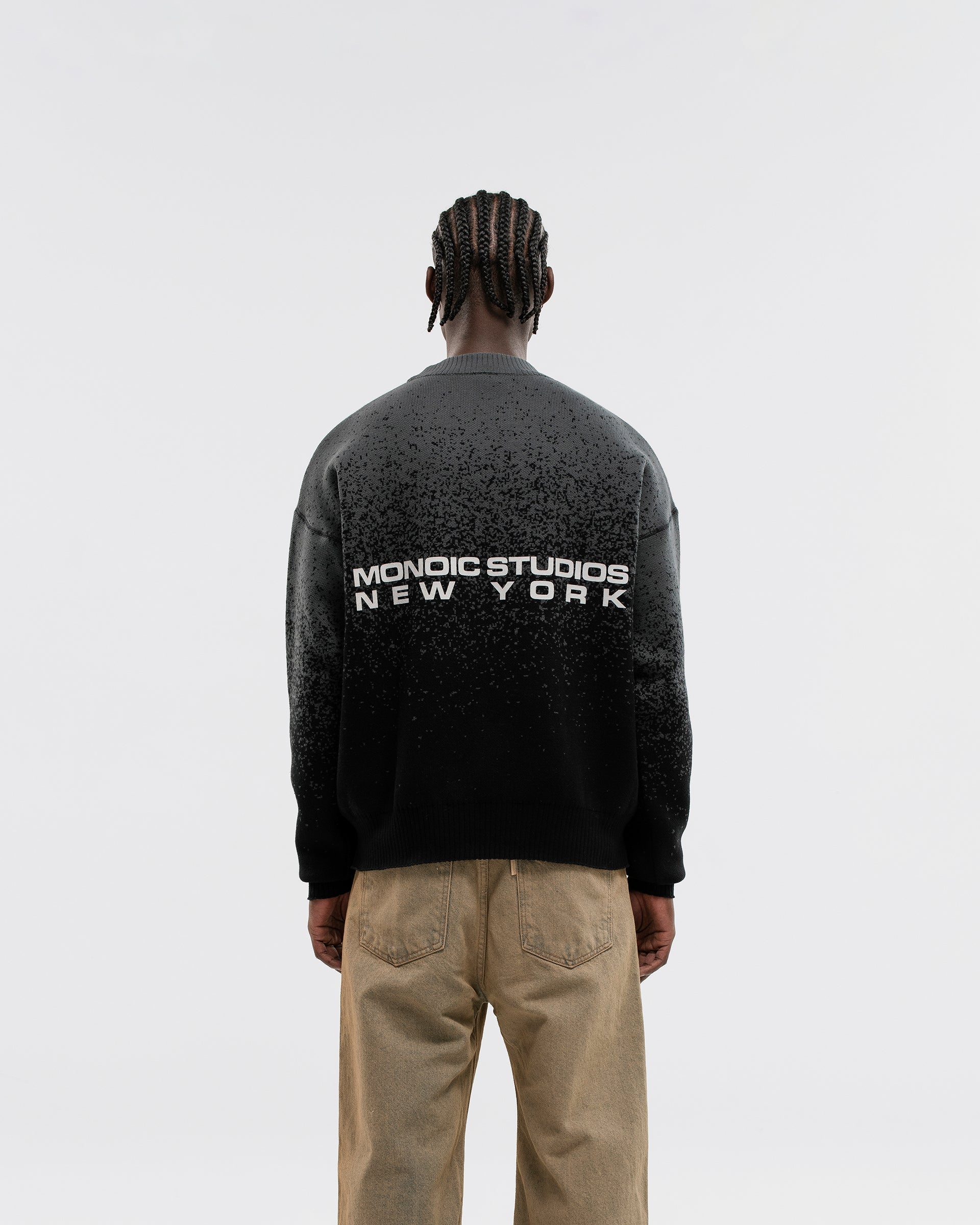 Monoic Quarter Zip V2 - Negro Oscuro