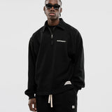 Quarter Zip V2 - Jet Black