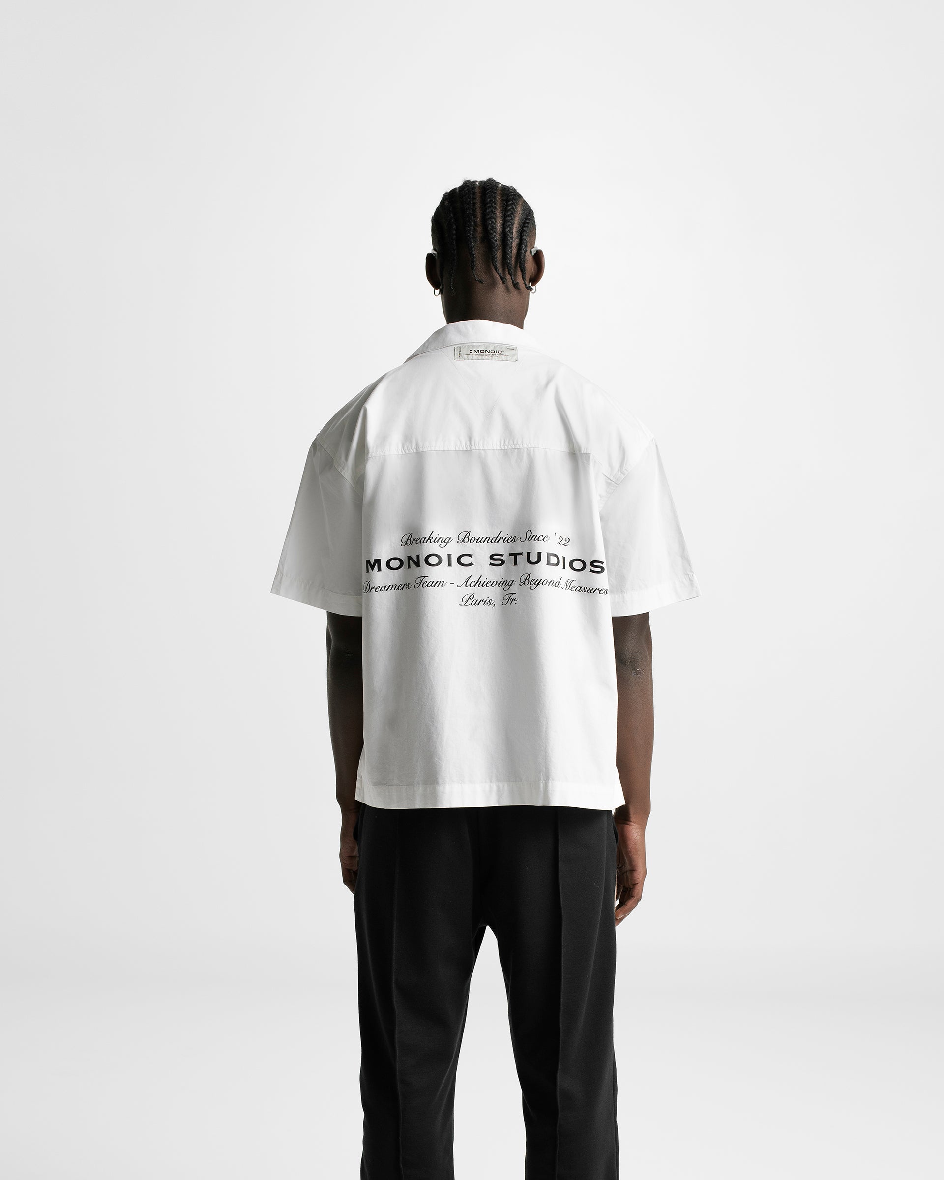 Monoic Studios Overshirt Ivory White | Parisian Dreams T-shirts | Monoic Studios