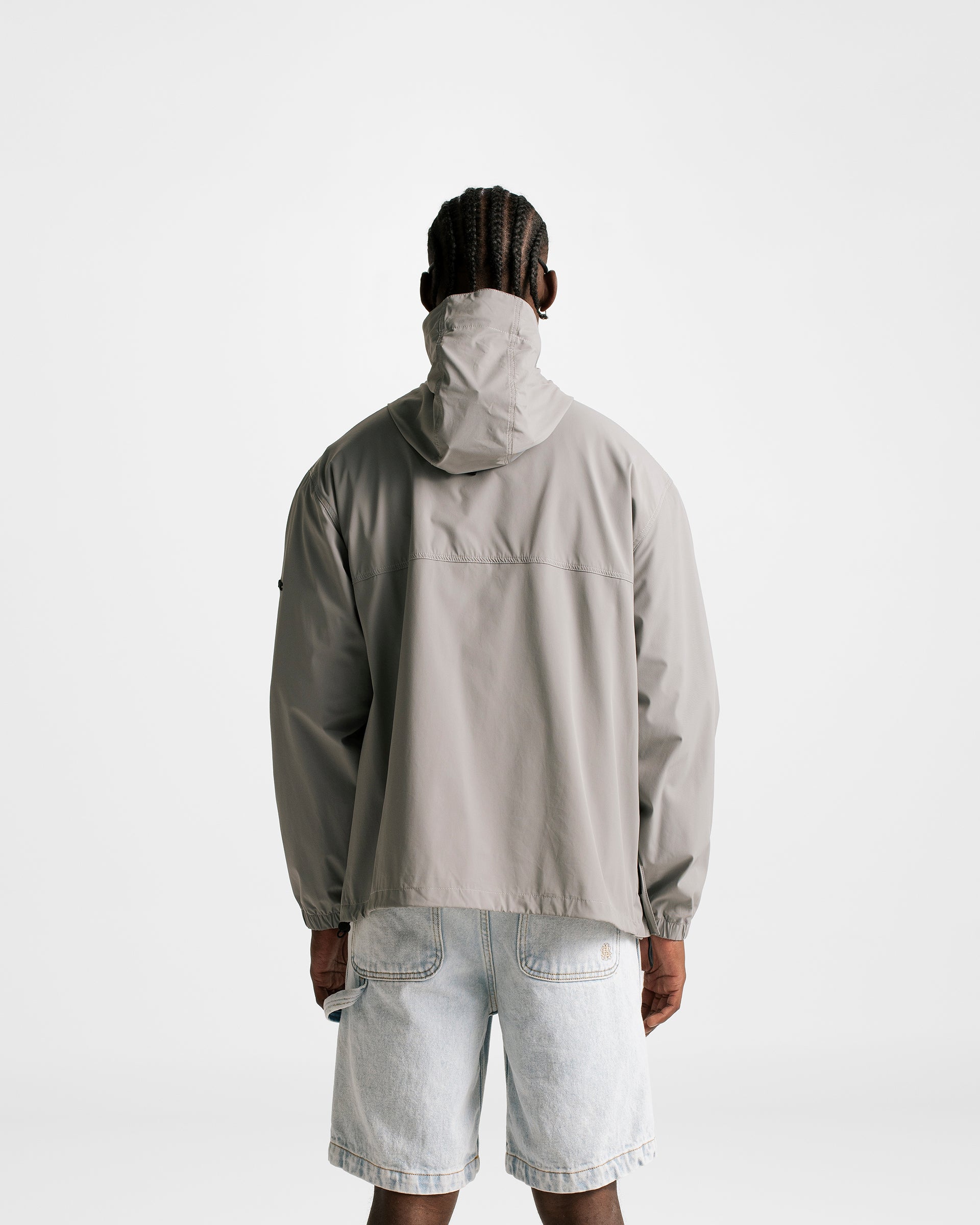 Grey Monoic Windbreaker Jacket | Parisian Dreams Jackets | Monoic Studios