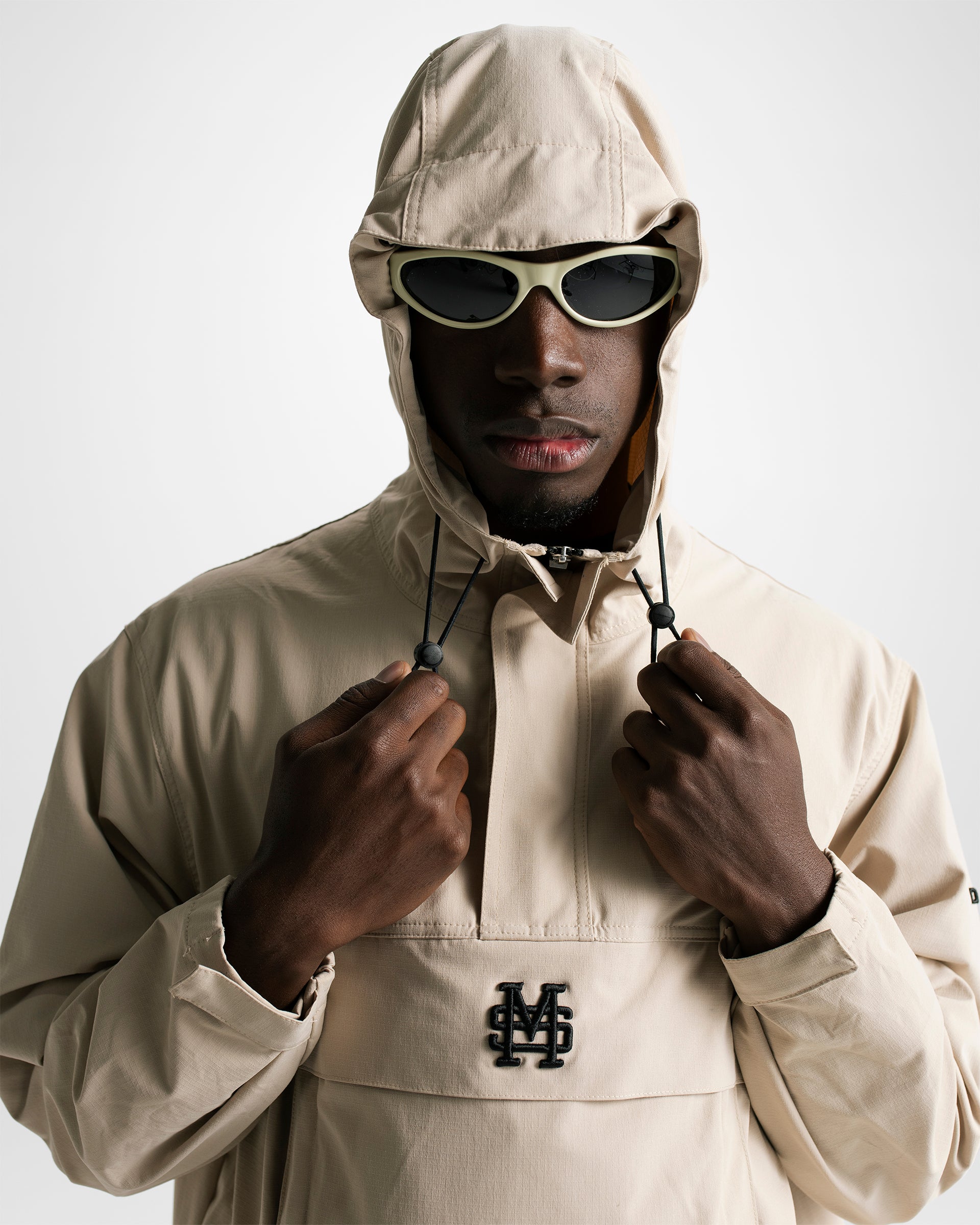 Monoic Windbreaker Jacket Beige | Parisian Dreams Jackets | Monoic Studios