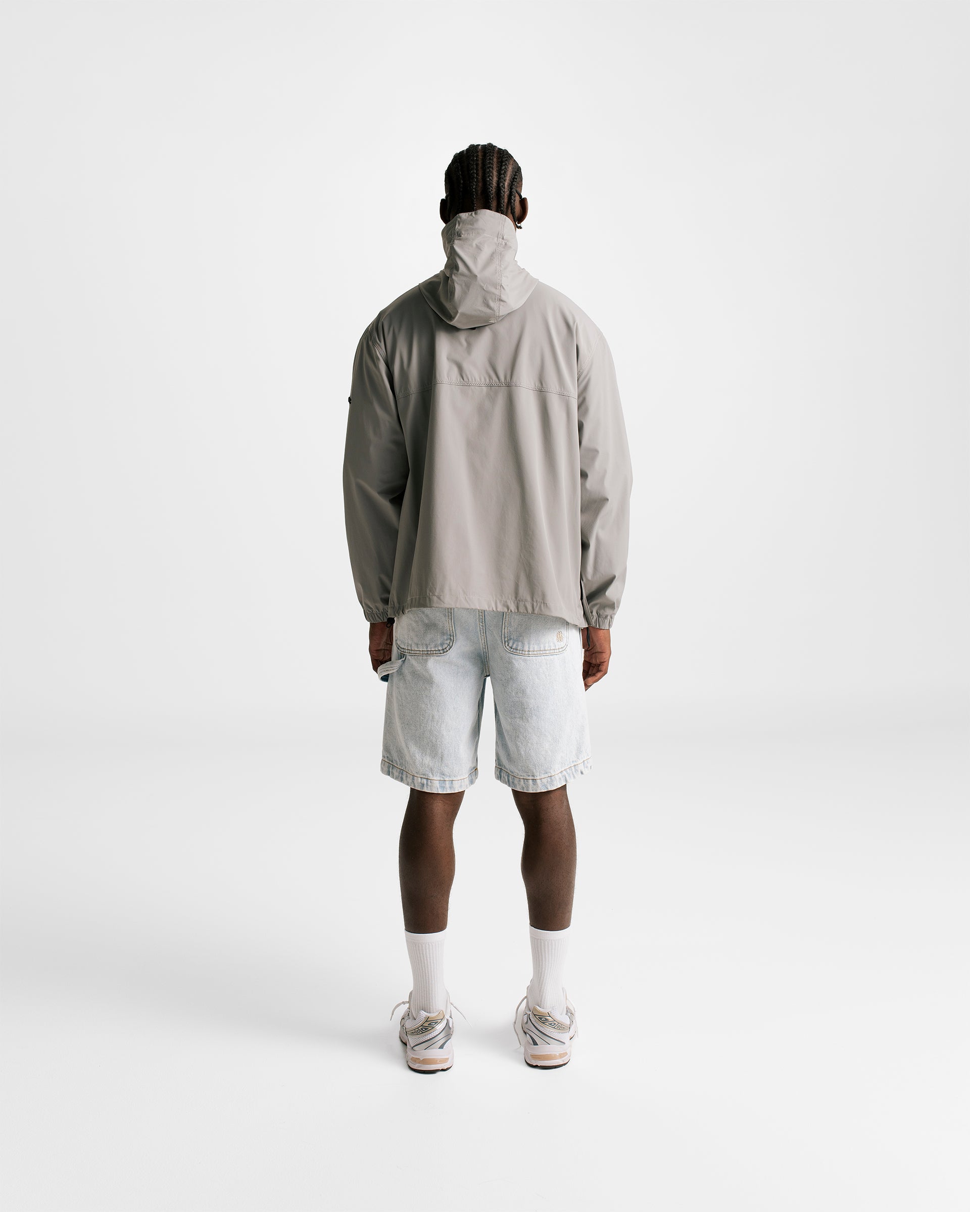 Grey Monoic Windbreaker Jacket | Parisian Dreams Jackets | Monoic Studios