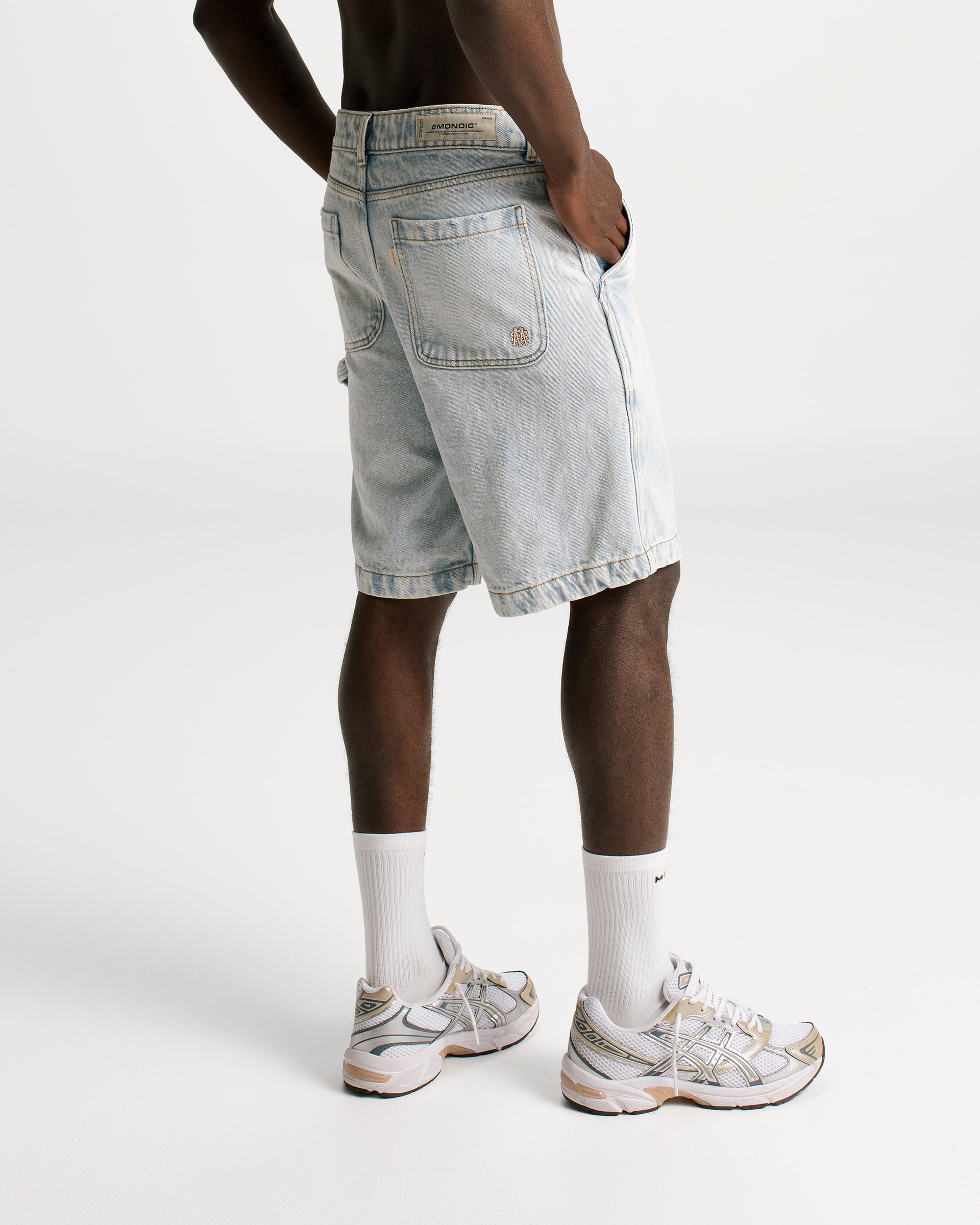 Monoic Denim Jorts Baby Blue | Parisian Dreams Pants | Monoic Studios