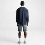 Navy Blue Rugby Polo Shirt | Parisian Dreams T-shirts | Monoic Studios