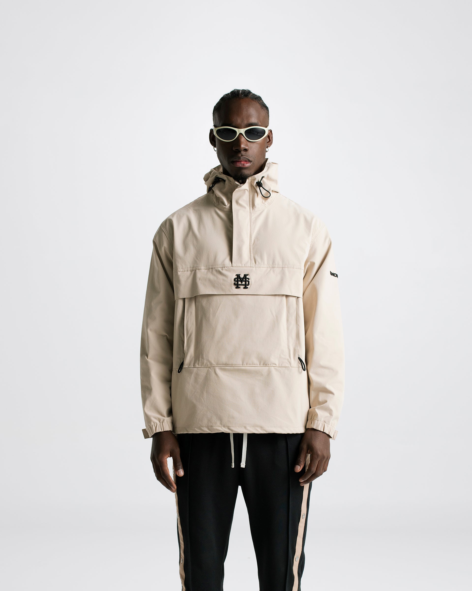 Monoic Windbreaker Jacket Beige | Parisian Dreams Jackets | Monoic Studios
