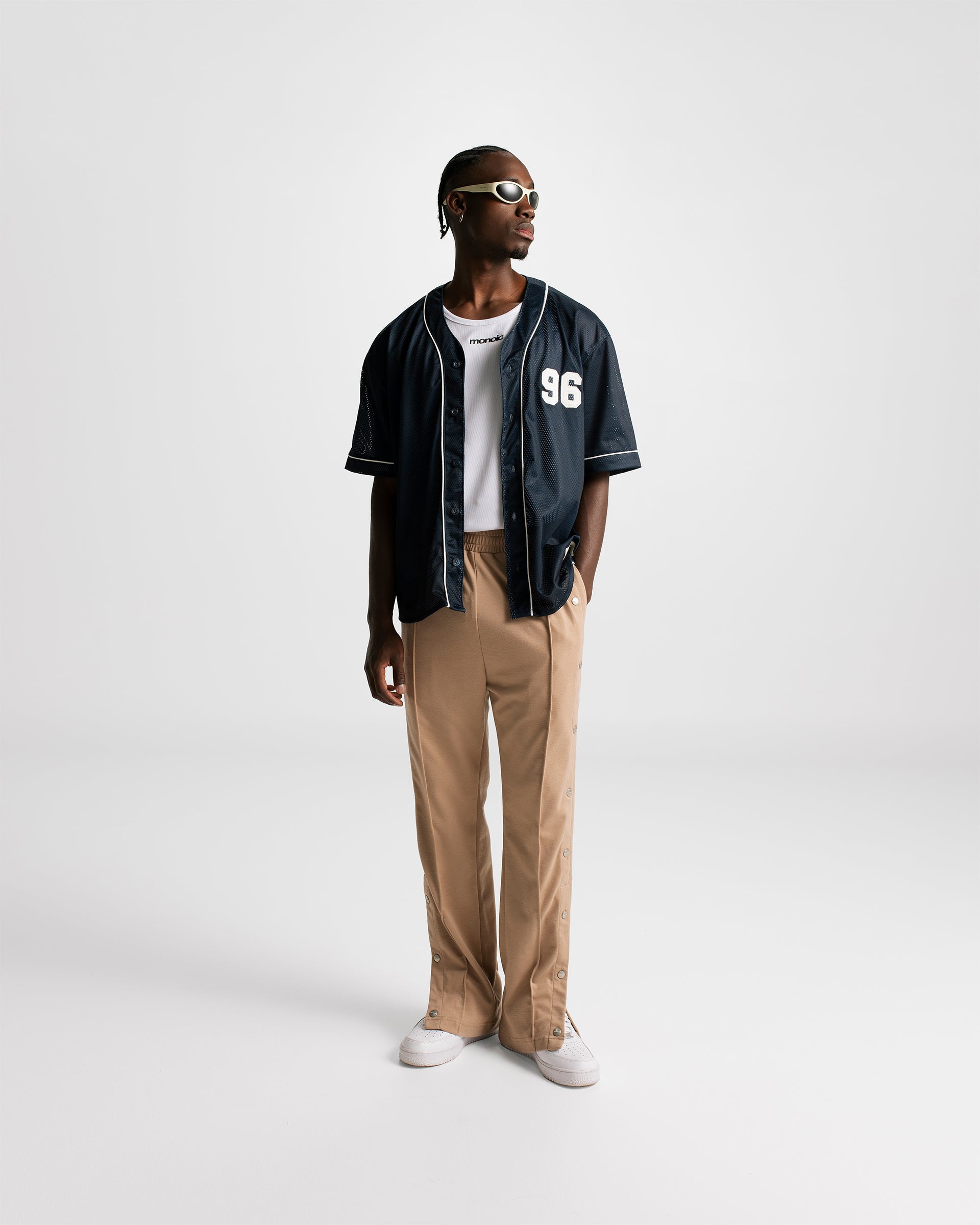 Baseball Jersey Navy Blue | Parisian Dreams T-shirts | Monoic Studios