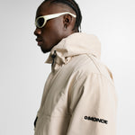 Monoic Windbreaker Jacket Beige | Parisian Dreams Jackets | Monoic Studios
