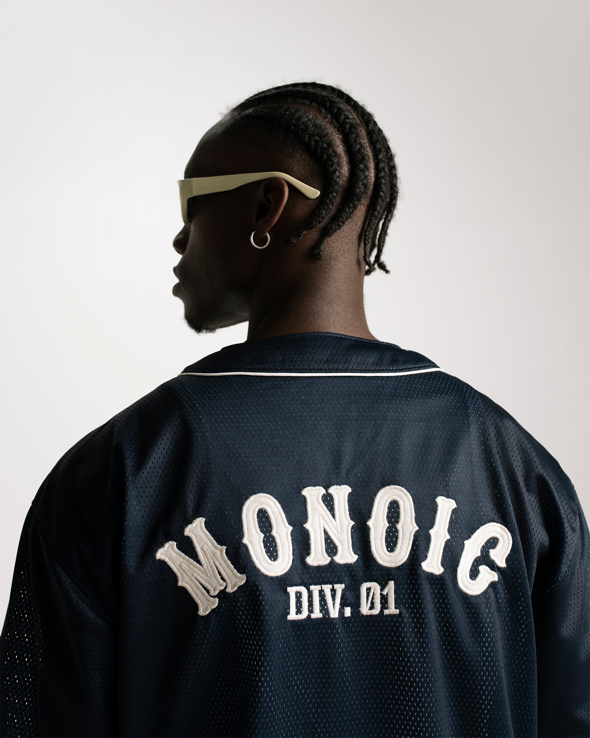 Baseball Jersey Navy Blue | Parisian Dreams T-shirts | Monoic Studios