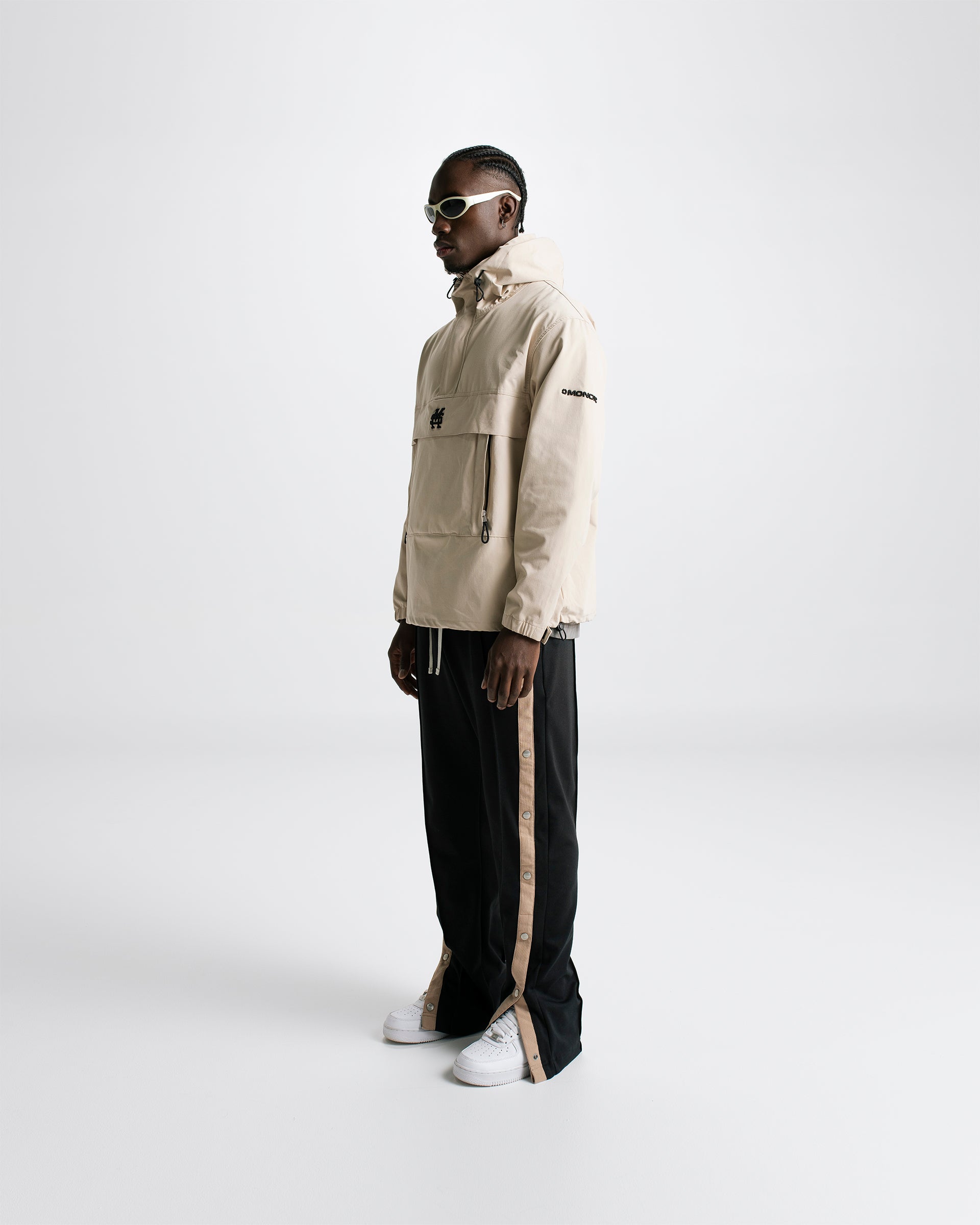 Monoic Windbreaker Jacket Beige | Parisian Dreams Jackets | Monoic Studios