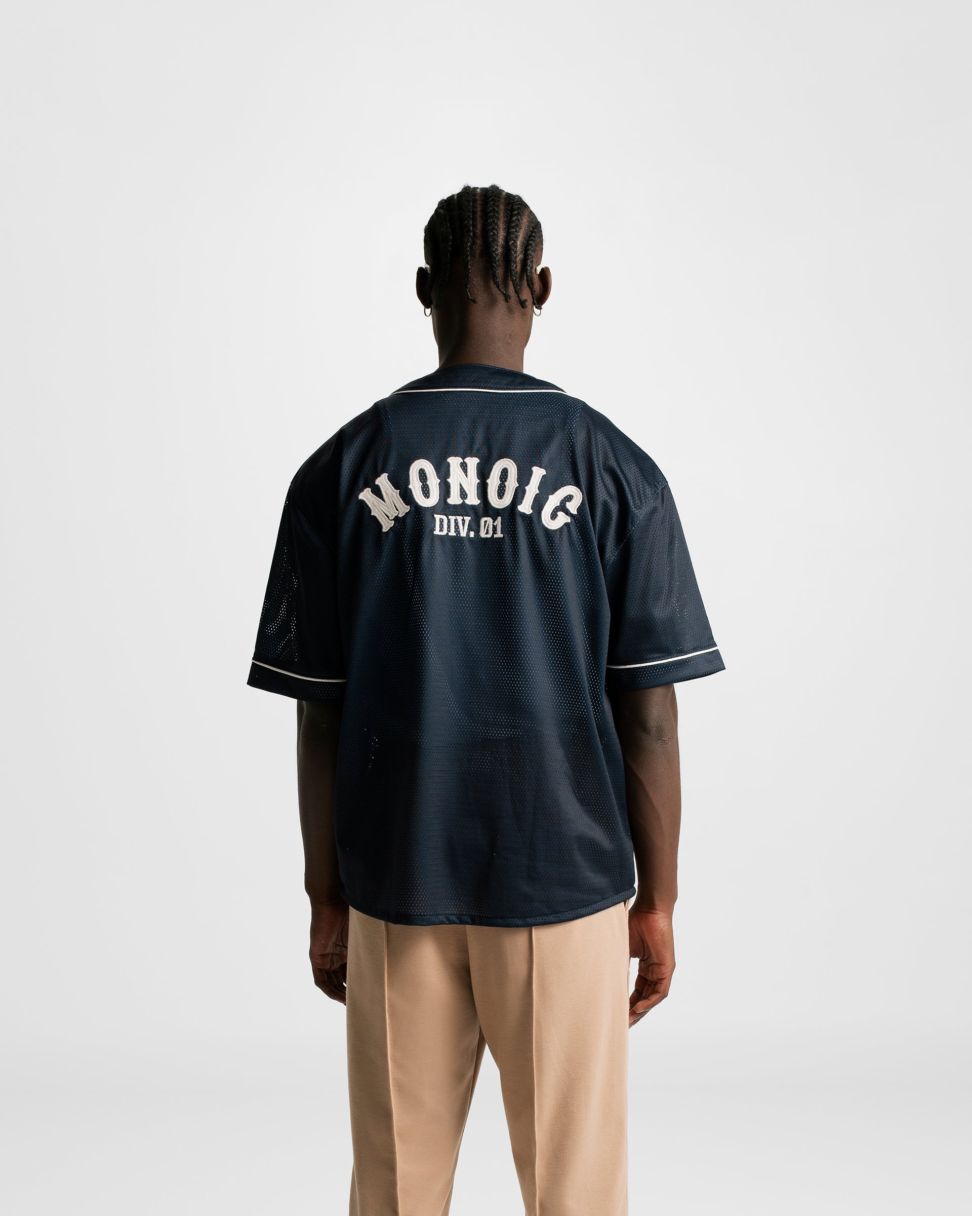 Baseball Jersey Navy Blue | Parisian Dreams T-shirts | Monoic Studios