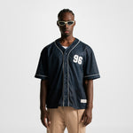 Baseball Jersey Navy Blue | Parisian Dreams T-shirts | Monoic Studios