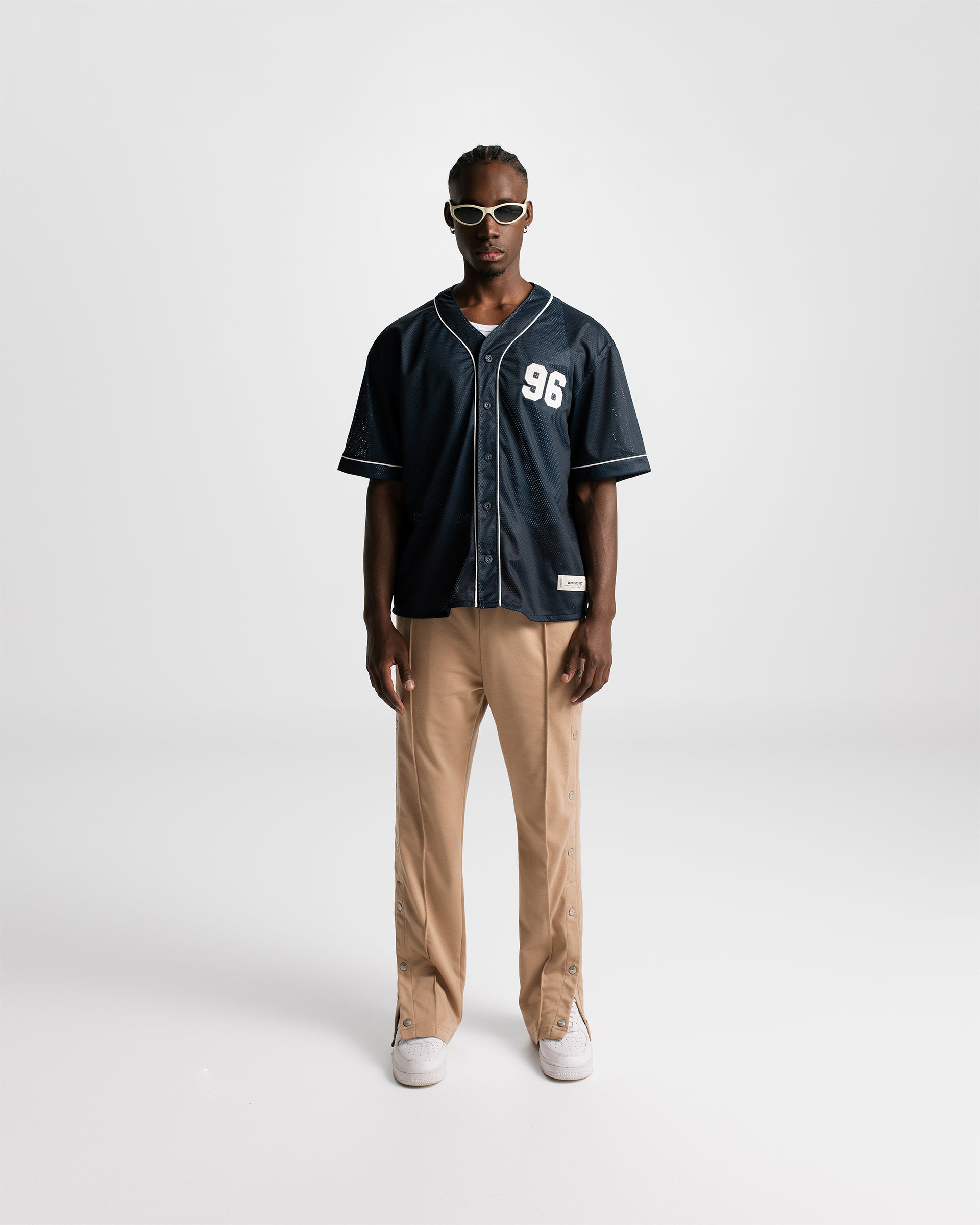Baseball Jersey Navy Blue | Parisian Dreams T-shirts | Monoic Studios